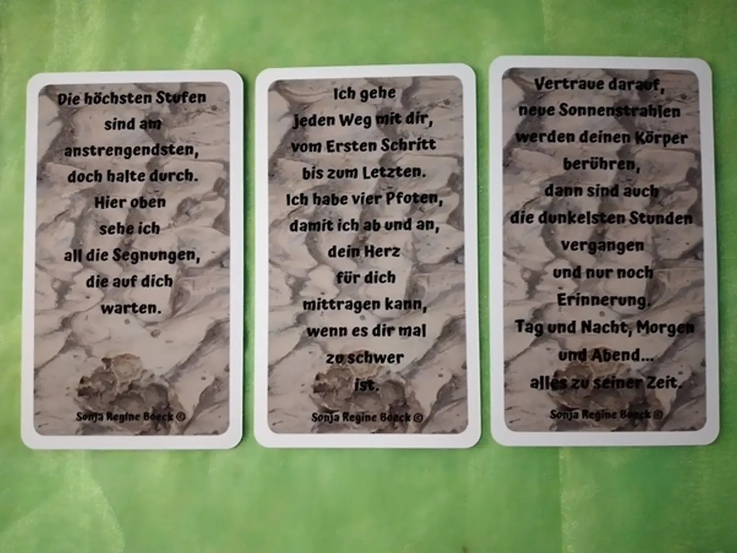 Kartendeck von Sonja Regine Boeck