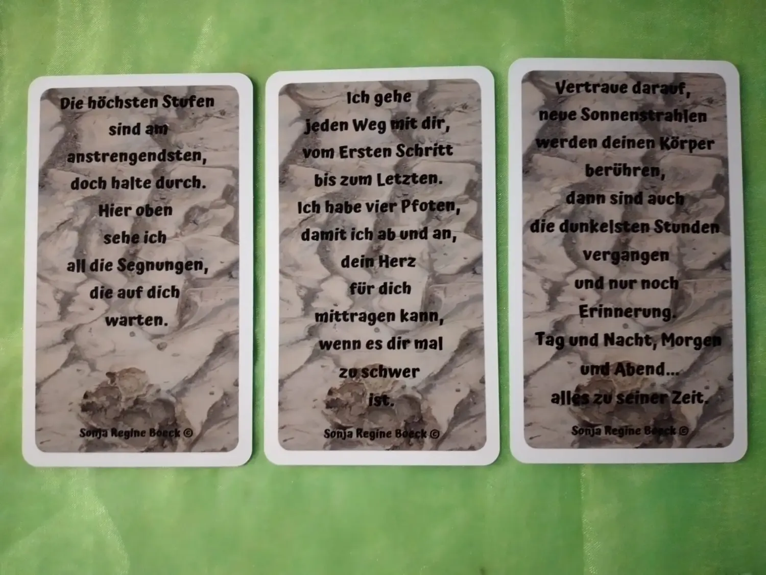 Kartendeck von Sonja Regine Boeck