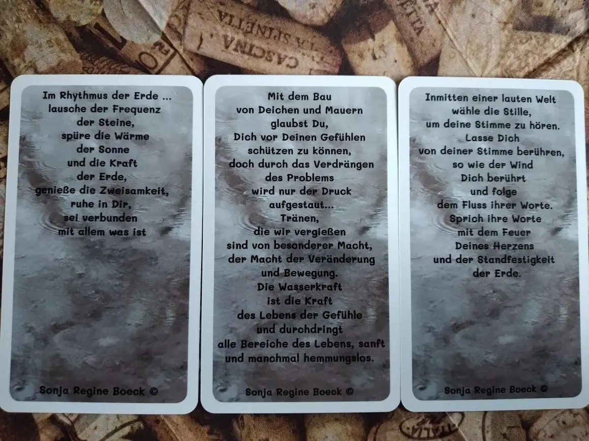 Kartendeck von Sonja Regine Boeck